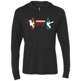 T-Shirts Vintage Black / X-Small Hacking Error Triblend Long Sleeve Hoodie Tee