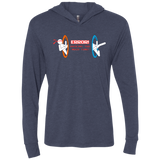 T-Shirts Vintage Navy / X-Small Hacking Error Triblend Long Sleeve Hoodie Tee