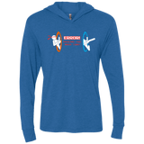 T-Shirts Vintage Royal / X-Small Hacking Error Triblend Long Sleeve Hoodie Tee