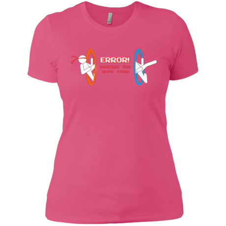 T-Shirts Hot Pink / X-Small Hacking Error Women's Premium T-Shirt