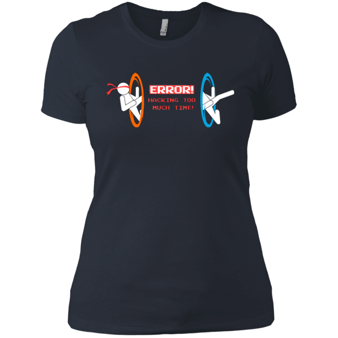 T-Shirts Indigo / X-Small Hacking Error Women's Premium T-Shirt