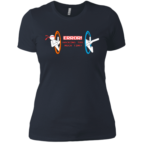 T-Shirts Indigo / X-Small Hacking Error Women's Premium T-Shirt