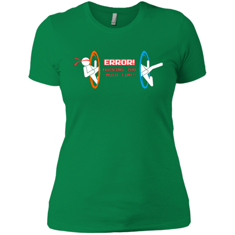 T-Shirts Kelly Green / X-Small Hacking Error Women's Premium T-Shirt