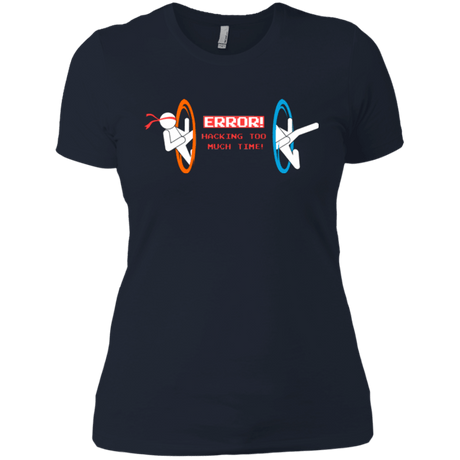 T-Shirts Midnight Navy / X-Small Hacking Error Women's Premium T-Shirt