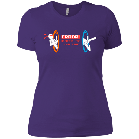 T-Shirts Purple / X-Small Hacking Error Women's Premium T-Shirt
