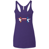 T-Shirts Purple / X-Small Hacking Error Women's Triblend Racerback Tank