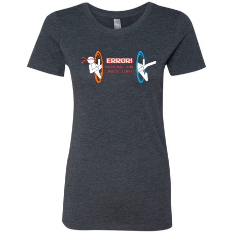T-Shirts Vintage Navy / Small Hacking Error Women's Triblend T-Shirt