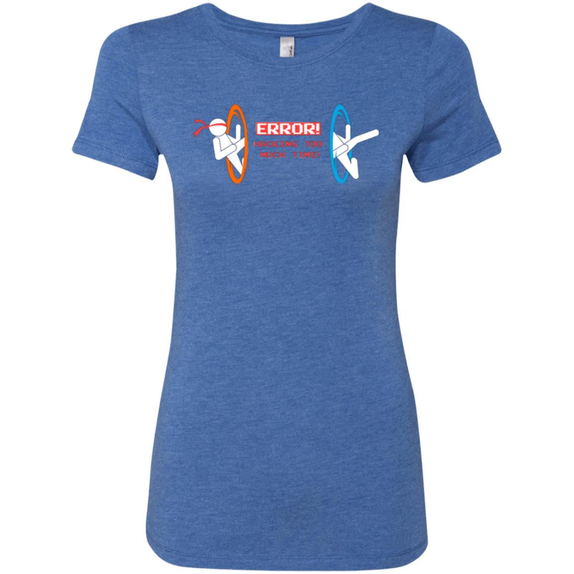 T-Shirts Vintage Royal / Small Hacking Error Women's Triblend T-Shirt