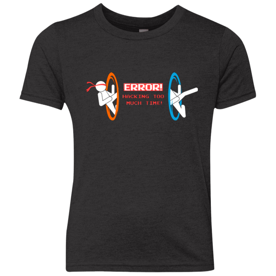 T-Shirts Vintage Black / YXS Hacking Error Youth Triblend T-Shirt