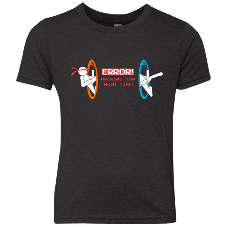 T-Shirts Vintage Black / YXS Hacking Error Youth Triblend T-Shirt