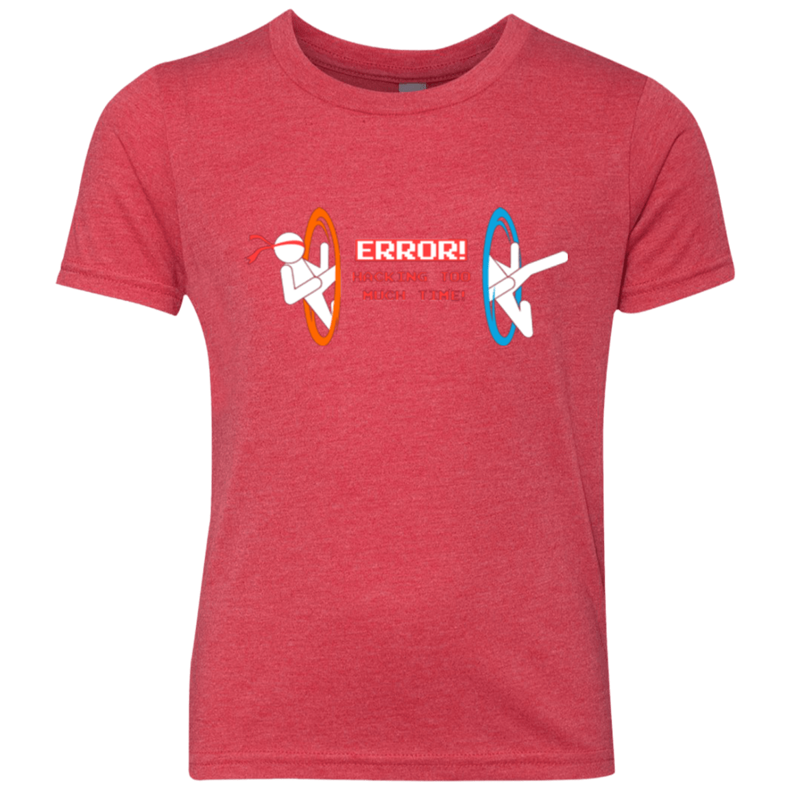 T-Shirts Vintage Red / YXS Hacking Error Youth Triblend T-Shirt