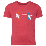 T-Shirts Vintage Red / YXS Hacking Error Youth Triblend T-Shirt