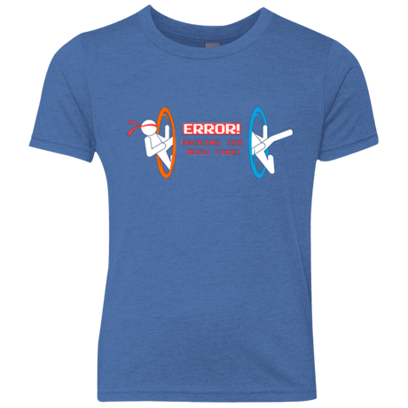 T-Shirts Vintage Royal / YXS Hacking Error Youth Triblend T-Shirt