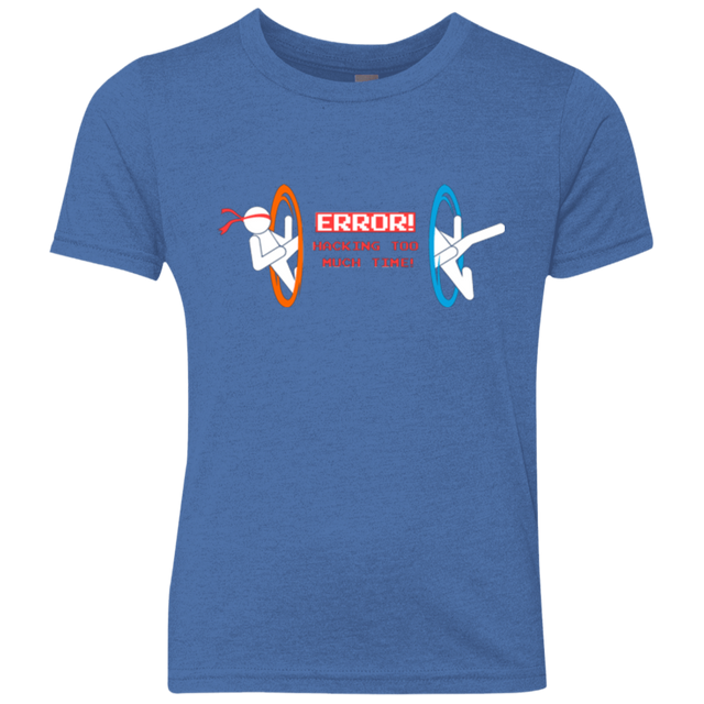 T-Shirts Vintage Royal / YXS Hacking Error Youth Triblend T-Shirt