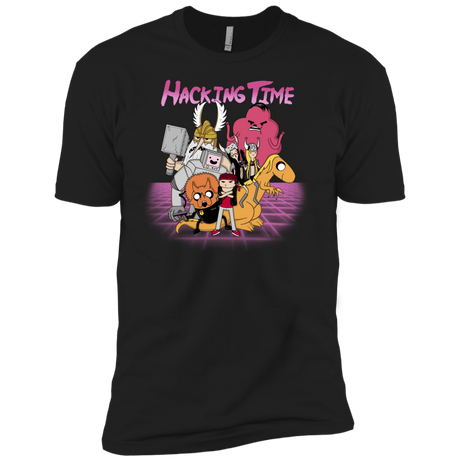 T-Shirts Black / YXS HACKING TIME Boys Premium T-Shirt