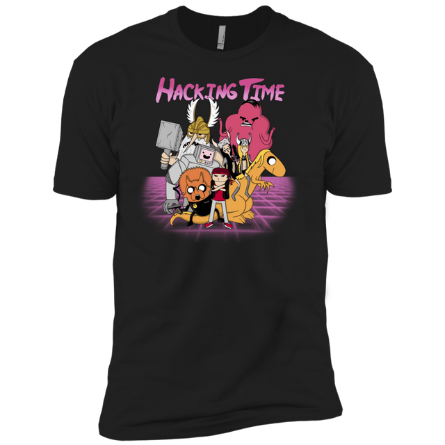 T-Shirts Black / YXS HACKING TIME Boys Premium T-Shirt