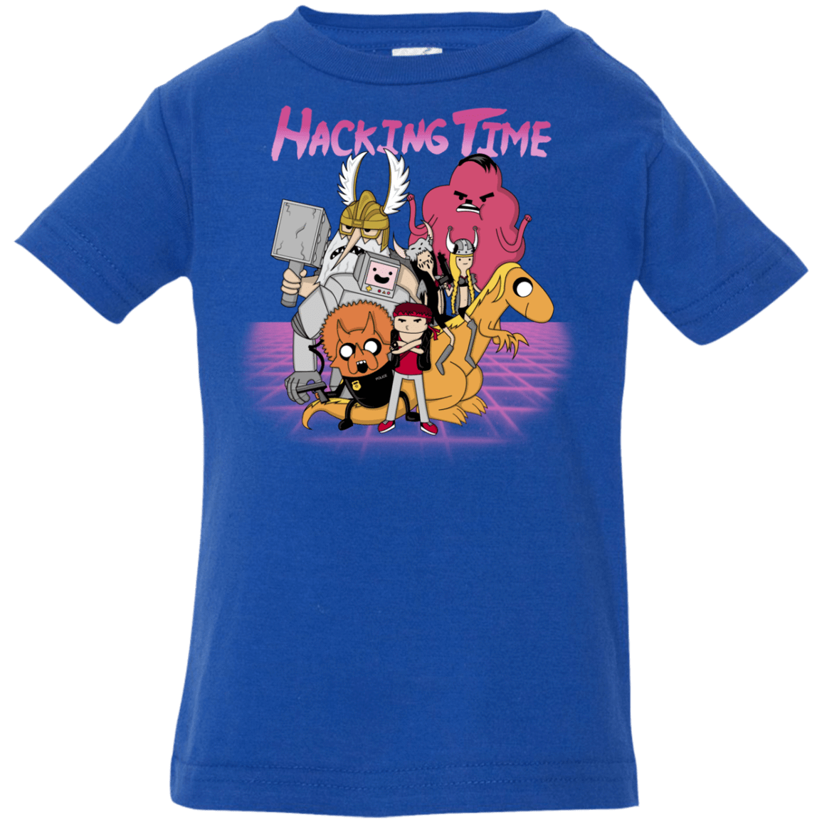 T-Shirts Royal / 6 Months HACKING TIME Infant Premium T-Shirt