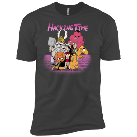T-Shirts Heavy Metal / X-Small HACKING TIME Men's Premium T-Shirt
