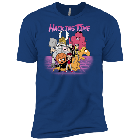 T-Shirts Royal / X-Small HACKING TIME Men's Premium T-Shirt
