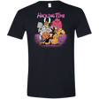 T-Shirts Black / X-Small HACKING TIME Men's Semi-Fitted Softstyle
