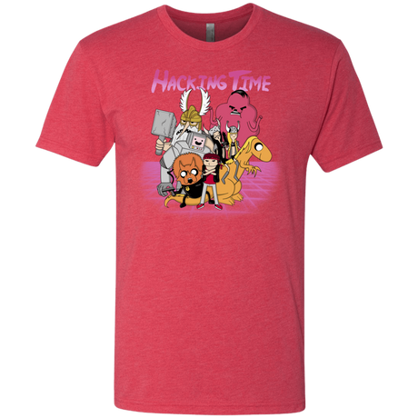 T-Shirts Vintage Red / S HACKING TIME Men's Triblend T-Shirt