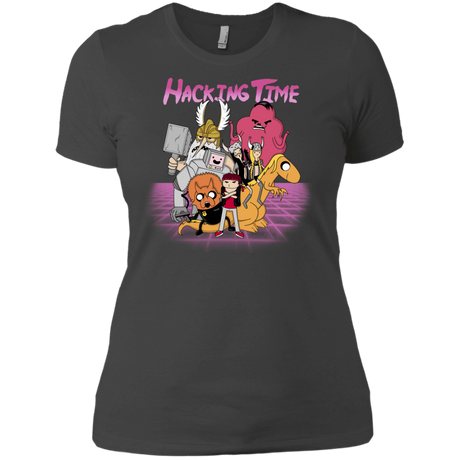 T-Shirts Heavy Metal / X-Small HACKING TIME Women's Premium T-Shirt