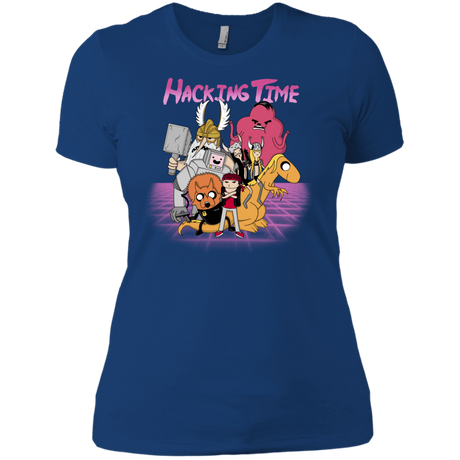 T-Shirts Royal / X-Small HACKING TIME Women's Premium T-Shirt