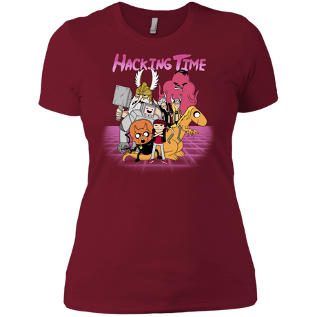 T-Shirts Scarlet / X-Small HACKING TIME Women's Premium T-Shirt