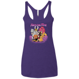 T-Shirts Purple Rush / X-Small HACKING TIME Women's Triblend Racerback Tank