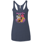 T-Shirts Vintage Navy / X-Small HACKING TIME Women's Triblend Racerback Tank