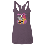 T-Shirts Vintage Purple / X-Small HACKING TIME Women's Triblend Racerback Tank