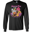 T-Shirts Black / YS HACKING TIME Youth Long Sleeve T-Shirt