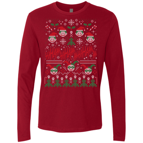 T-Shirts Cardinal / Small HaHa Holidays Men's Premium Long Sleeve