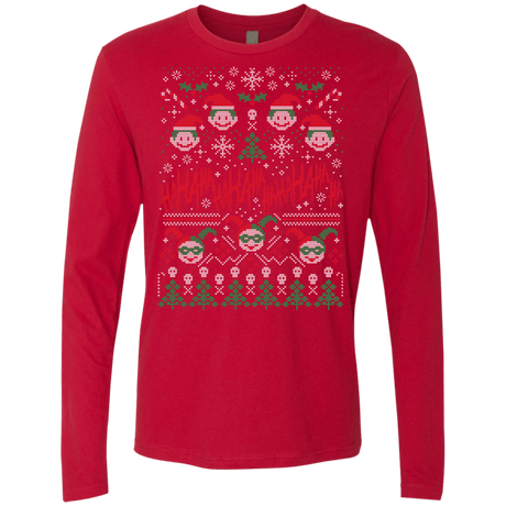 T-Shirts Red / Small HaHa Holidays Men's Premium Long Sleeve