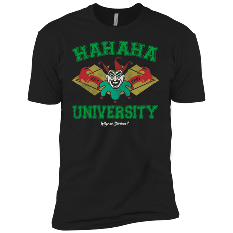 T-Shirts Black / YXS Hahaha University Boys Premium T-Shirt