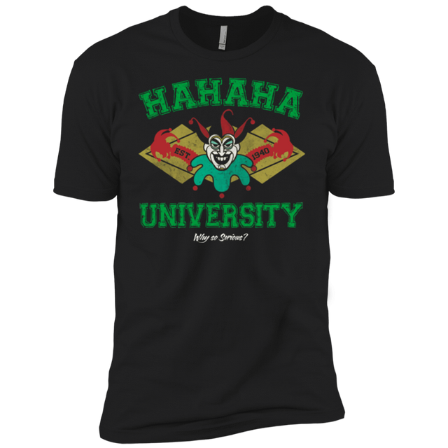 T-Shirts Black / YXS Hahaha University Boys Premium T-Shirt