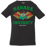 T-Shirts Black / 6 Months Hahaha University Infant Premium T-Shirt