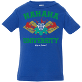 T-Shirts Royal / 6 Months Hahaha University Infant Premium T-Shirt
