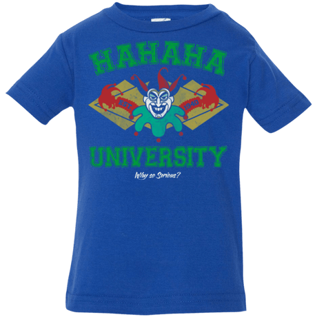 T-Shirts Royal / 6 Months Hahaha University Infant Premium T-Shirt