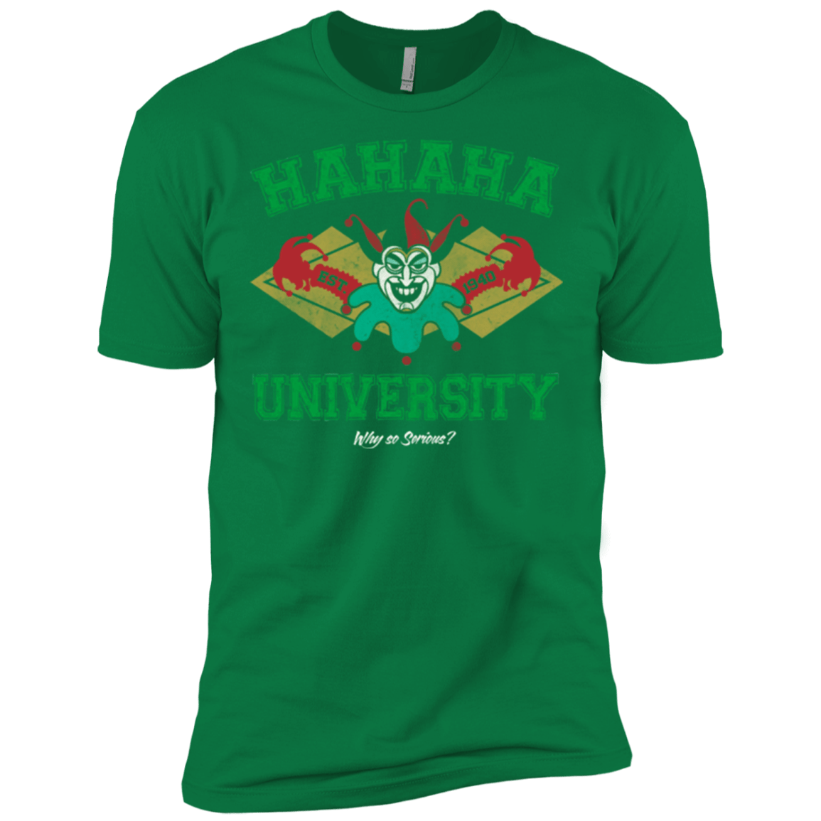 T-Shirts Kelly Green / X-Small Hahaha University Men's Premium T-Shirt