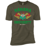 T-Shirts Military Green / X-Small Hahaha University Men's Premium T-Shirt