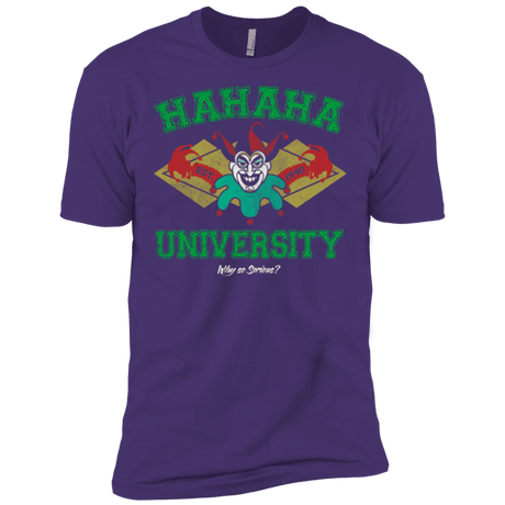 T-Shirts Purple / X-Small Hahaha University Men's Premium T-Shirt