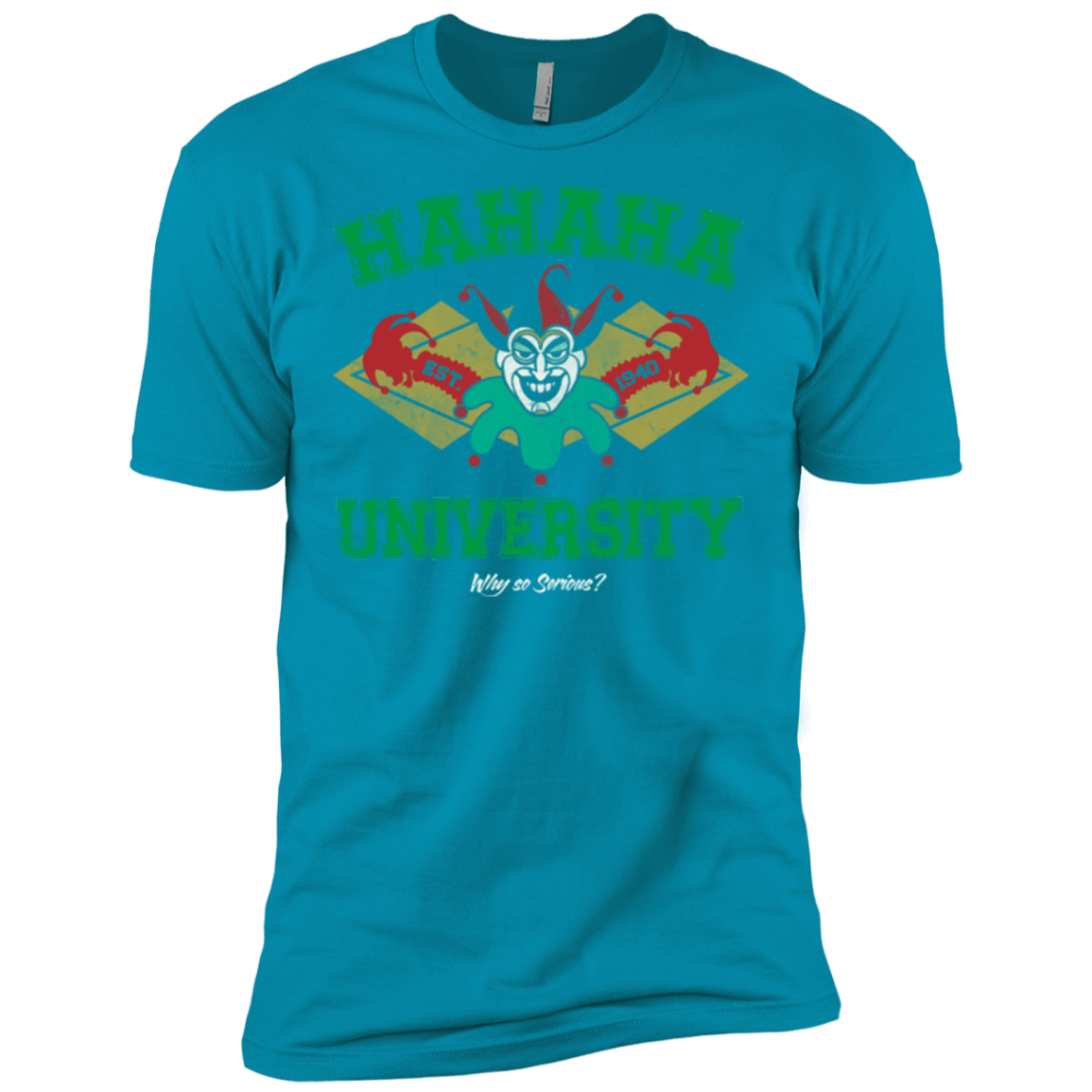 T-Shirts Turquoise / X-Small Hahaha University Men's Premium T-Shirt