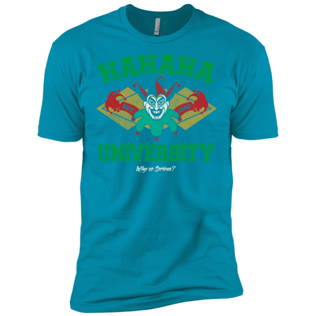 T-Shirts Turquoise / X-Small Hahaha University Men's Premium T-Shirt