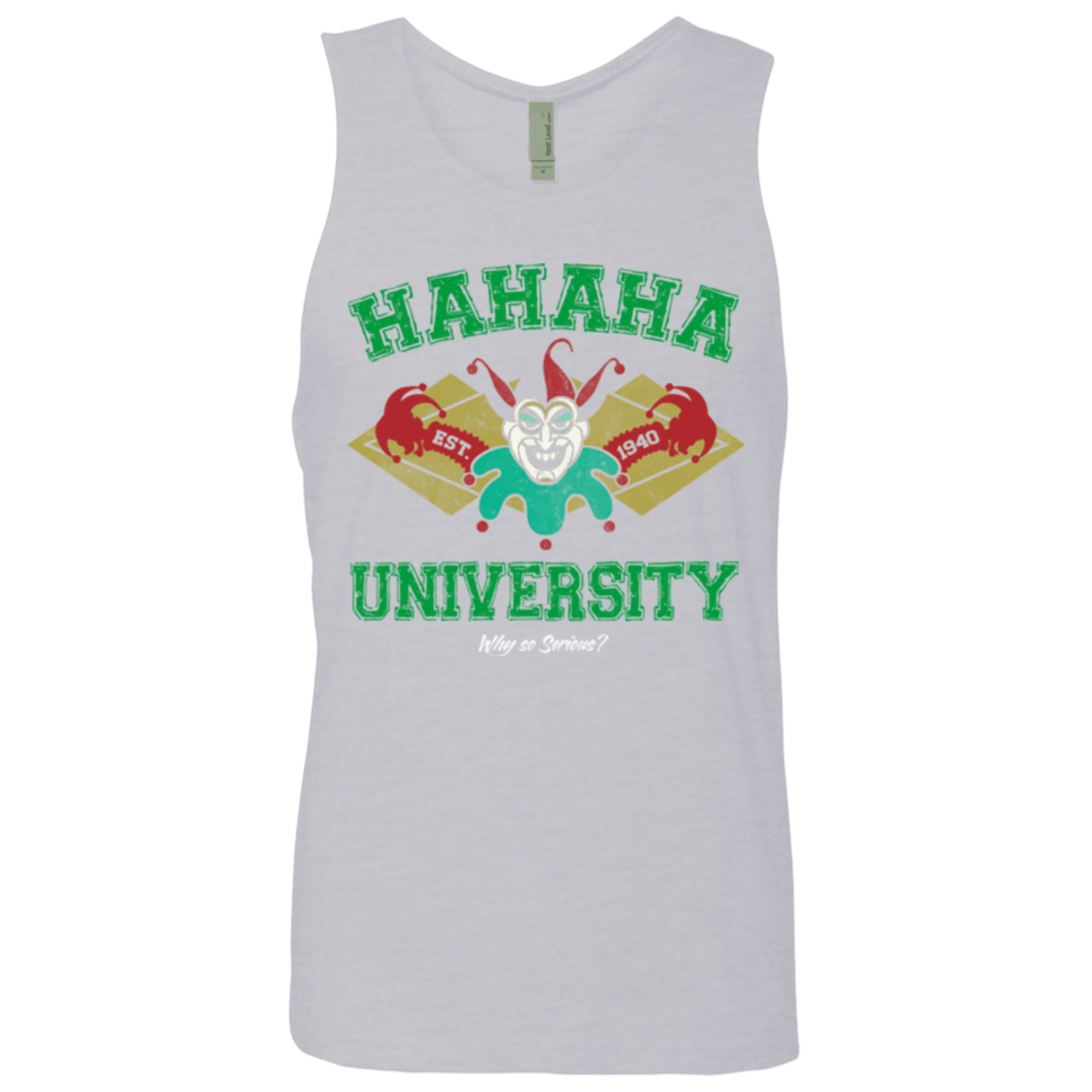 T-Shirts Heather Grey / Small Hahaha University Men's Premium Tank Top
