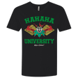 T-Shirts Black / X-Small Hahaha University Men's Premium V-Neck