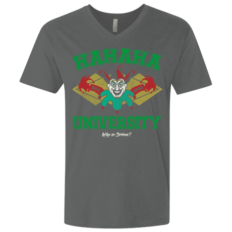 T-Shirts Heavy Metal / X-Small Hahaha University Men's Premium V-Neck