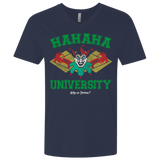 T-Shirts Midnight Navy / X-Small Hahaha University Men's Premium V-Neck
