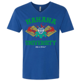 T-Shirts Royal / X-Small Hahaha University Men's Premium V-Neck