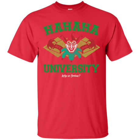 T-Shirts Red / Small Hahaha University T-Shirt